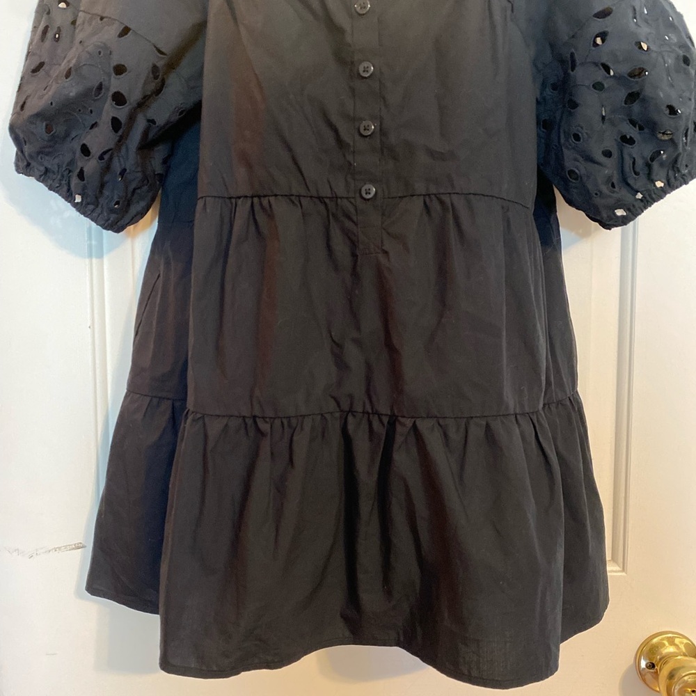 “MAEVE” Anthropologie Everly Tiered Eyelet Baby Doll Tunic - Picture 7 of 14